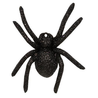 Black Glitter Spider Ornament - The Fox Decor